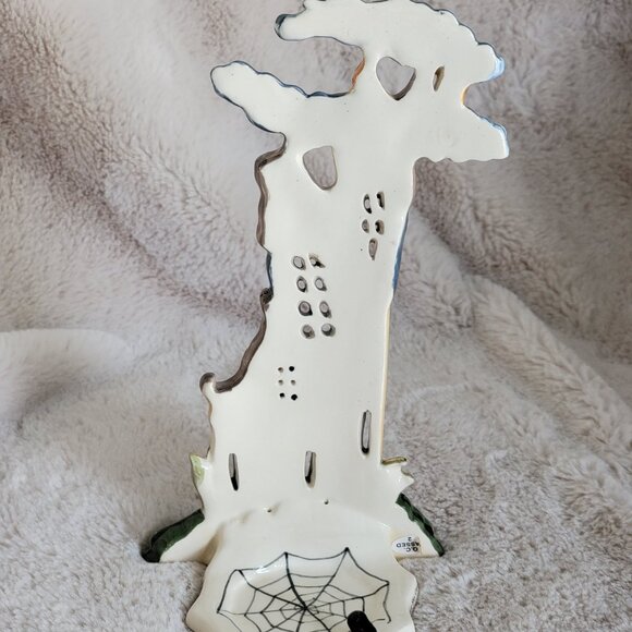 2003 Blue Sky Clayworks Halloween Just Batty House Heather Goldminc Tea Candle - Picture 7 of 16